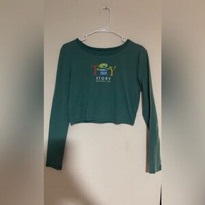 111.ToyStory Long Sleeve crop top/top